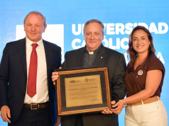 Prunotto acompañó el inició del año académico de la UCC en Río Cuarto