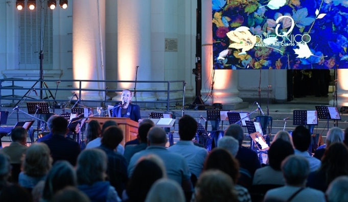 Prunotto participó de la apertura del 7° Festival Otoño Polifónico en Río Cuarto