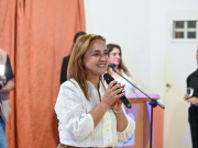 Prunotto encabezó la inauguración de tres plazas saludables y un playón deportivo en Charbonier