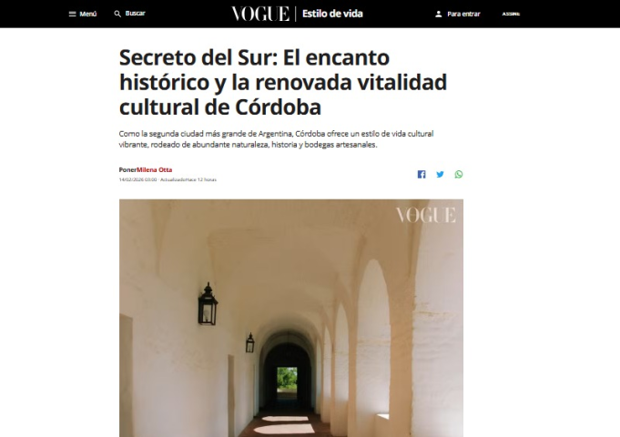 Córdoba, protagonista en la edición especial de Vogue por sus 50 años.