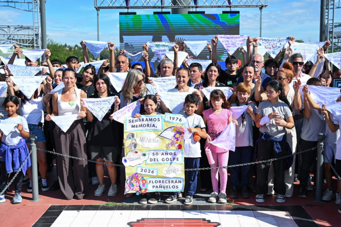 “La memoria no es pasado: es presente y es futuro”, afirmó Prunotto en San Roque