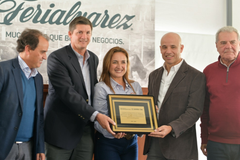 Myrian Prunotto participó del 90° aniversario de Ferialvarez en Río Cuarto