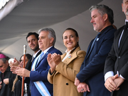Prunotto acompañó a Llaryora en el acto del 25 de Mayo y reivindicó “la Córdoba del encuentro, las tradiciones y el trabajo conjunto”