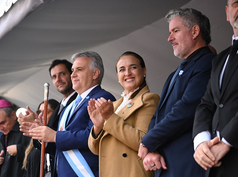 Prunotto acompañó a Llaryora en el acto del 25 de Mayo y reivindicó “la Córdoba del encuentro, las tradiciones y el trabajo conjunto”