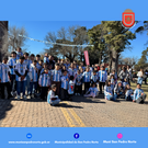 Celebración del Día de la Bandera en San Pedro Norte.