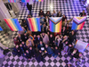 Quedó inaugurada la primera muestra provincial de banderas LGBTIQ+ en la Legislatura Histórica de Córdoba