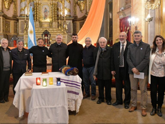 Prunotto acompañó la oración interreligiosa por la Patria junto a Passerini