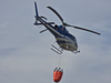 La Provincia reforzó la vigilancia aérea con helicóptero y aviones hidrantes ante el riesgo extremo de incendios